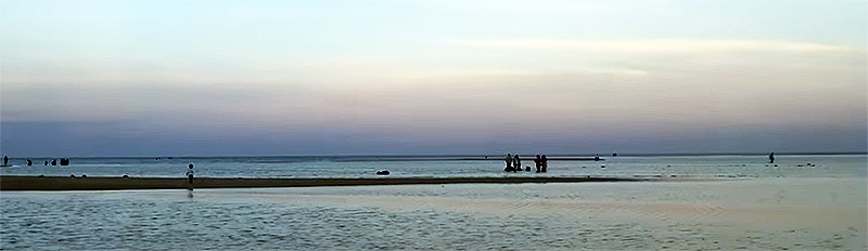 Abendlicher Strand bei Al Wakra (Katar)